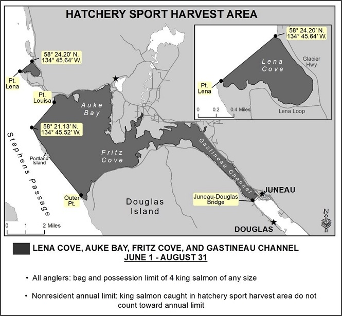 Sport Fishing for King Salmon Opens in Hatchery Areas Near Juneau